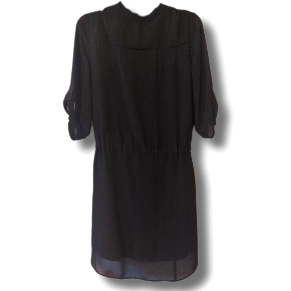 Flattering Bcx Xl Black Drawstring Asymmetrical S… - image 2
